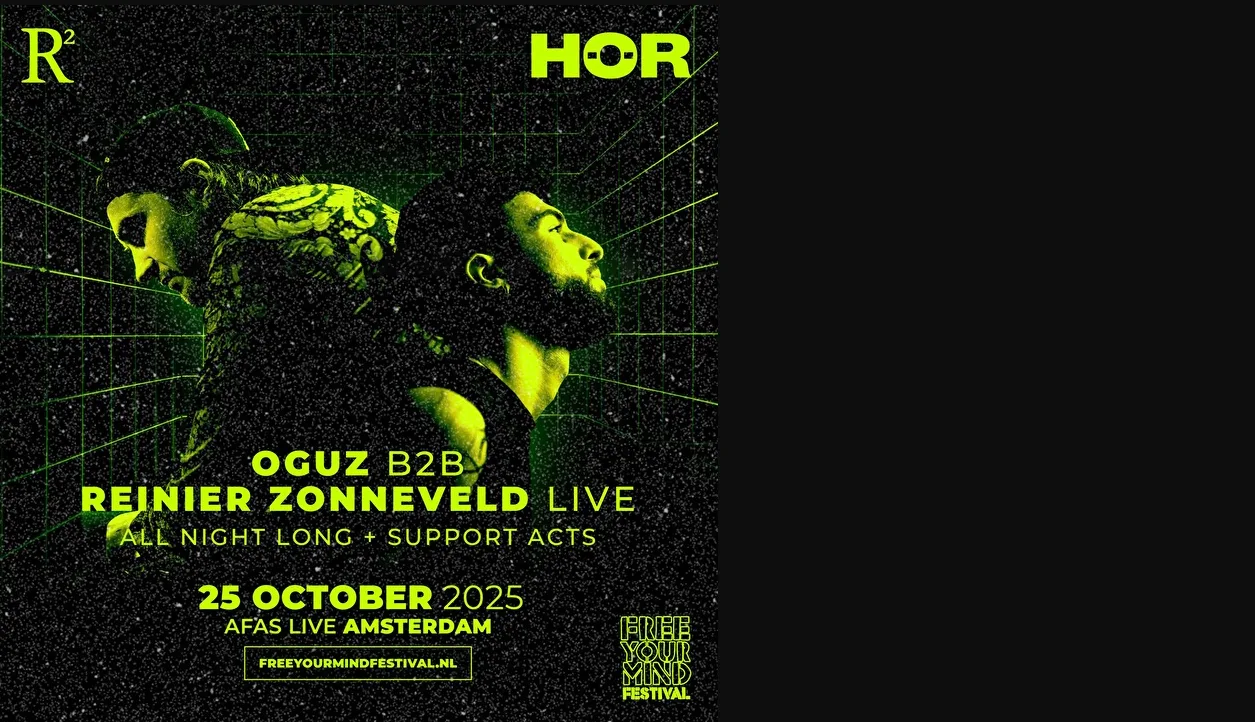Europe’s Best Hard Techno Festivals in 2025 - 2026 18 R2 HOR festival oktober 2025 festival