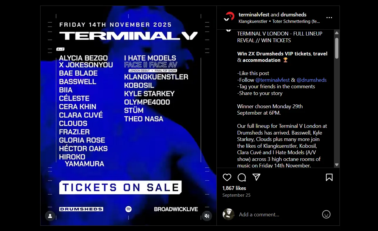 Europe’s Best Hard Techno Festivals in 2025 - 2026 39 Terminal V festival LONDON NOVEMBER 2025