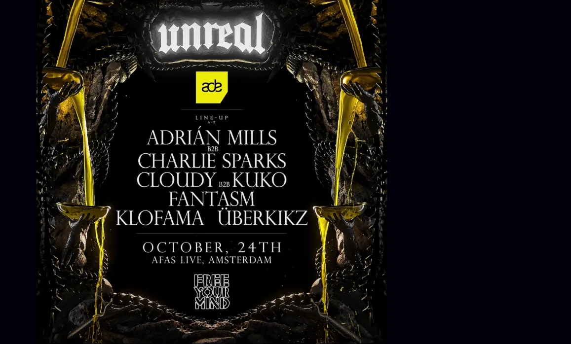 Europe’s Best Hard Techno Festivals in 2025 - 2026 15 Unreal FYM ADE festival october 2025