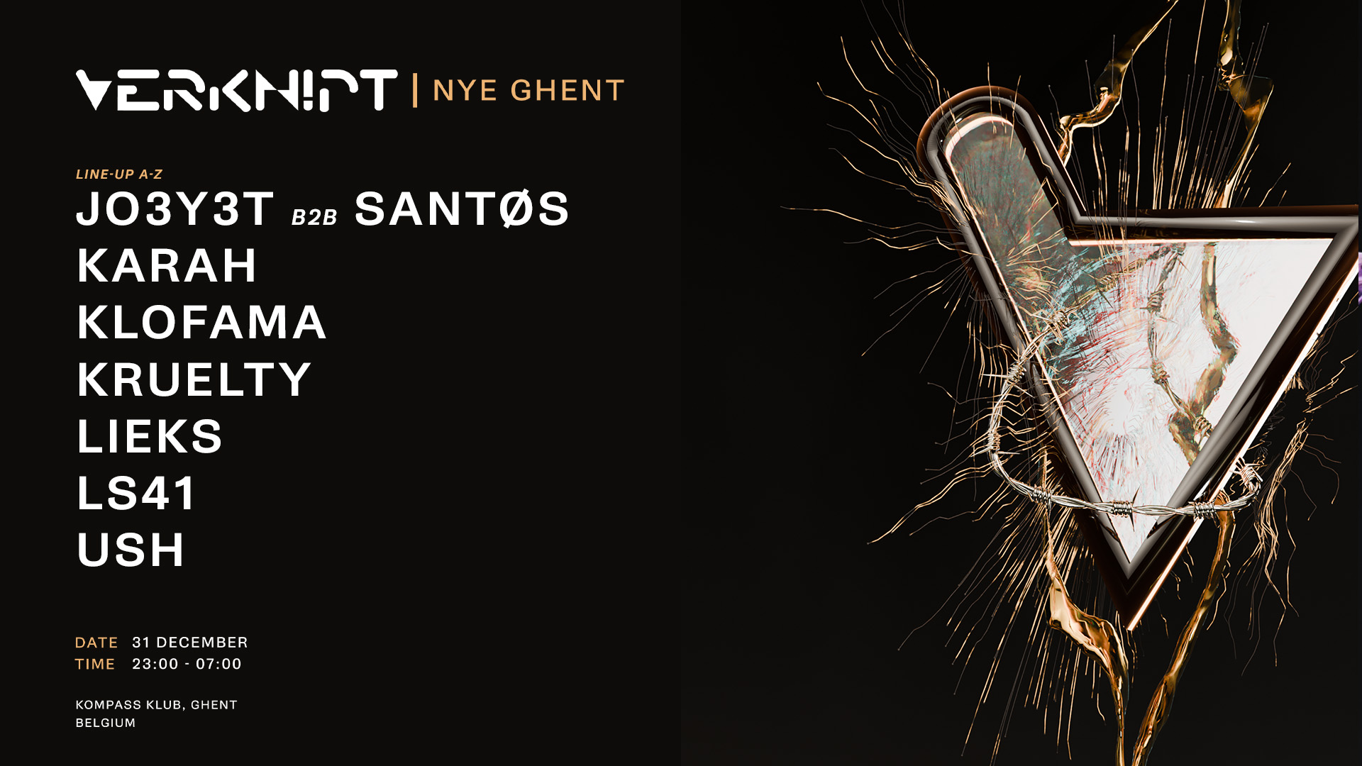 Europe’s Best Hard Techno Festivals in 2025 - 2026 55 Verknipt Ghent 2025 festival