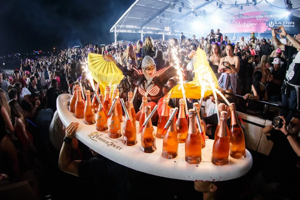 drinks at ultra music festival