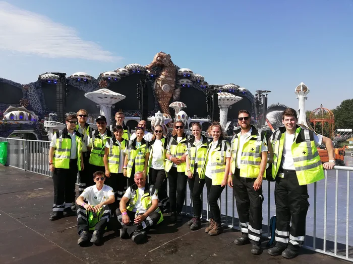 One of the medical teams at tomorrowland