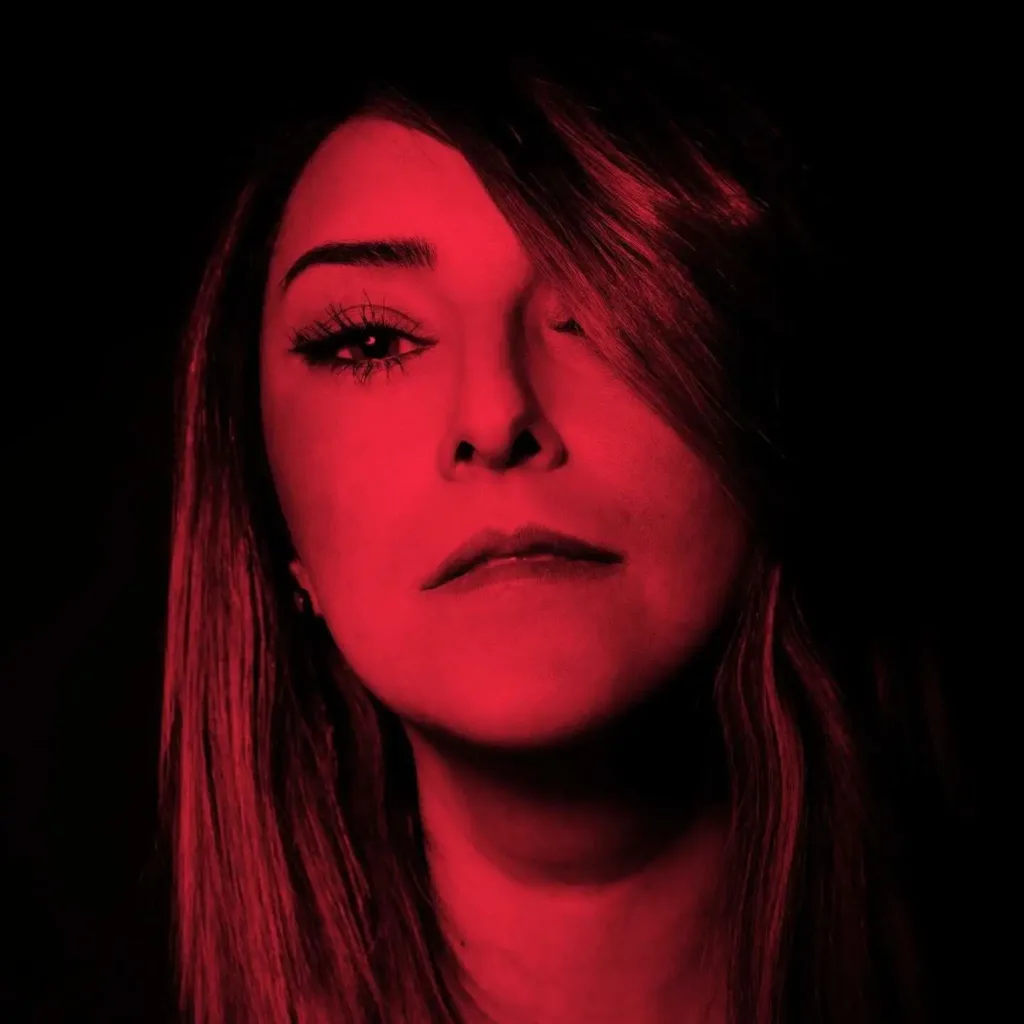 Alexia K profile 2 Alexia K performing — hard techno DJ/producer